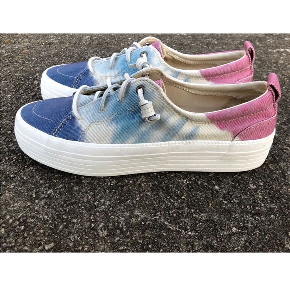 Sperry Crest Vibe Platform Tye Due Women’s Sneaker NWOT - Picture 3 of 7